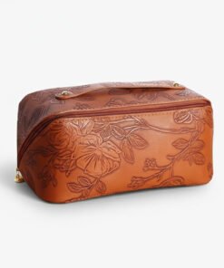 Ferixo™ Allure Series - Embossed Cosmetic Travel Bag