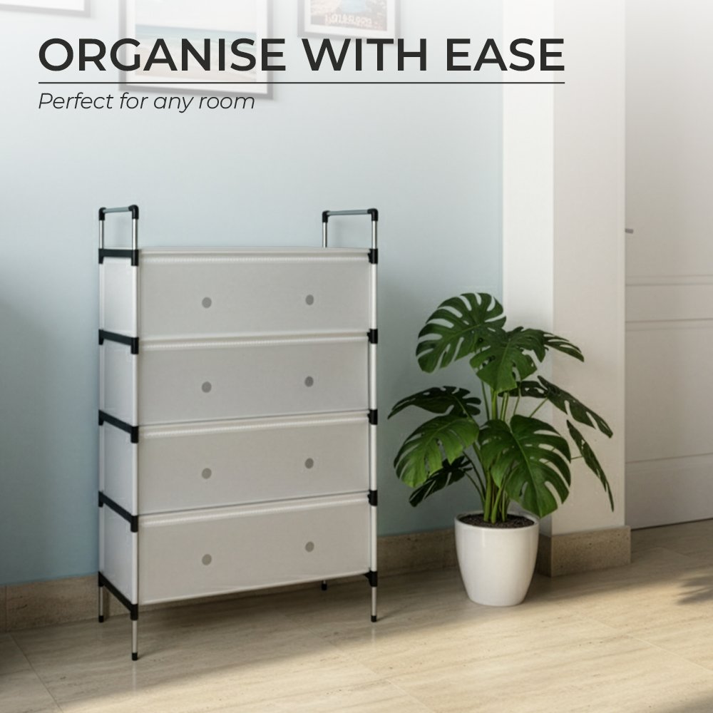 Ferixo™ Five Tier Transparent Shoe Rack | Space-Saving Footwear Organizer for Home - Image 3